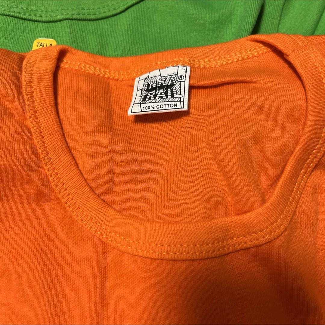 新品 ペルー インカコーラ Tシャツ レア ビタミンカラー　2枚セット レディースのトップス(Tシャツ(半袖/袖なし))の商品写真