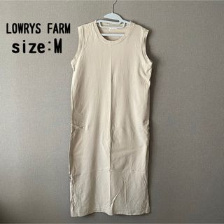 ローリーズファーム(LOWRYS FARM)の重ね着に◎ロングワンピース　ノースリーブ(ロングワンピース/マキシワンピース)