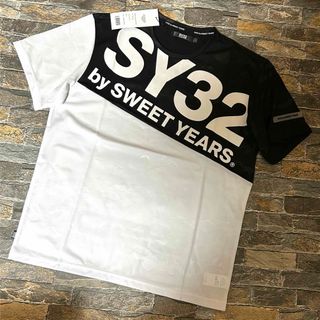 エスワイサーティトゥバイスィートイヤーズ(SY32 BY SWEET YEARS)の【新品】SY32 bysweetyears／スポーティーウェア Tシャツ L(Tシャツ/カットソー(半袖/袖なし))