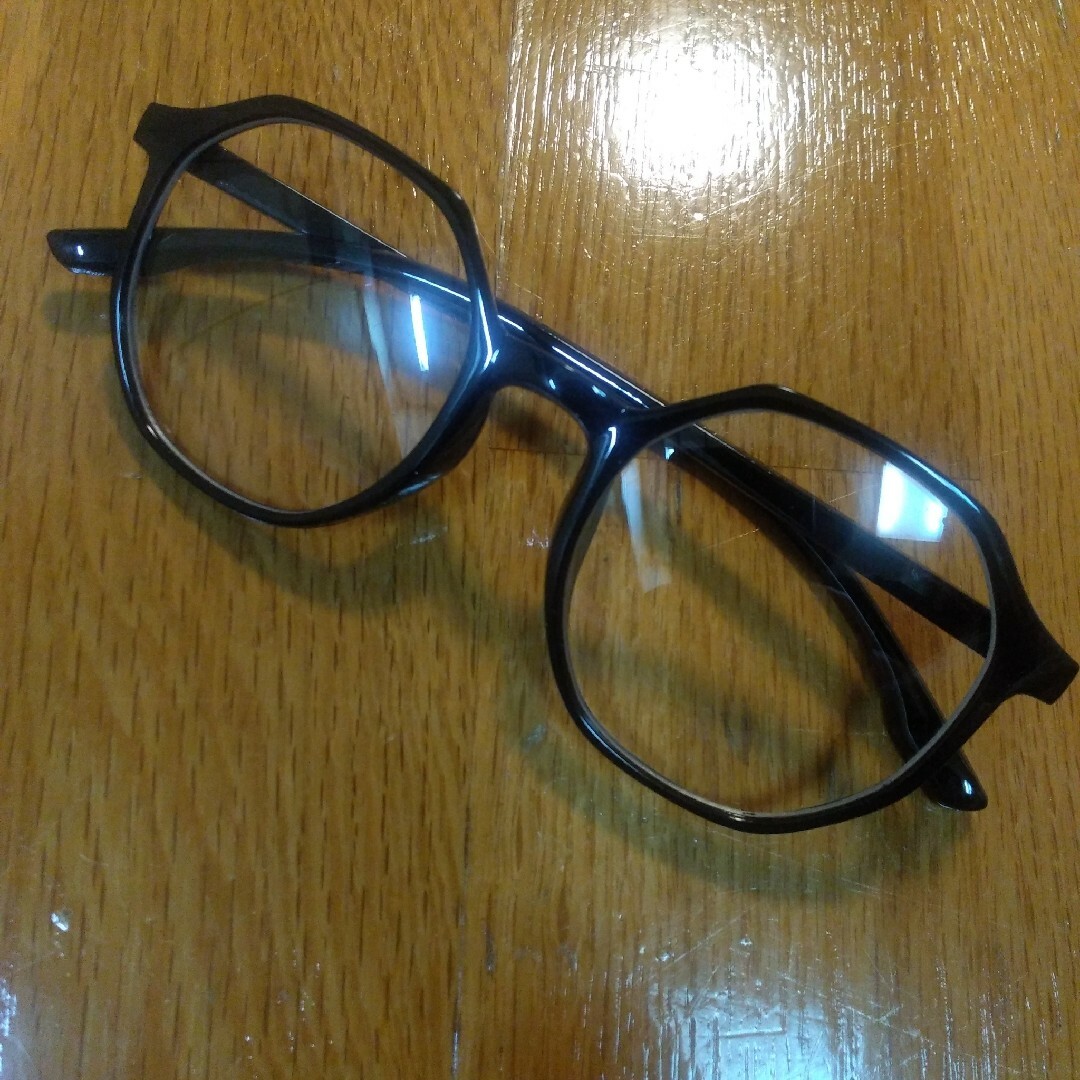 UVカットメガネ　メガネ　だてめがね　ダテメ　グラス　ファッショングラス レディースのファッション小物(サングラス/メガネ)の商品写真