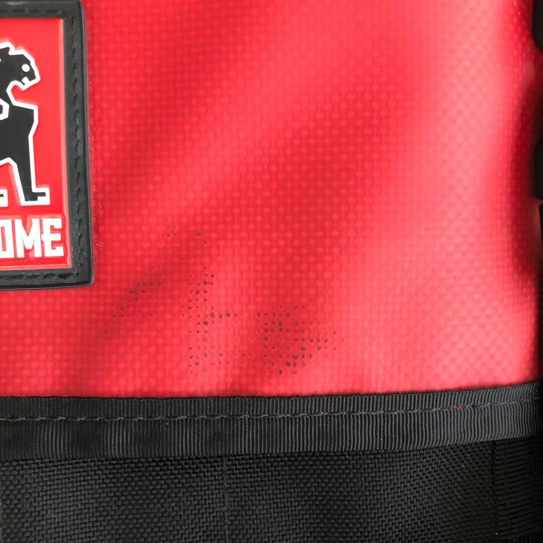 CHROME(クローム)のCHROMEクローム　メッセンジャーバッグ黒×赤　ショルダーバッグ メンズのバッグ(メッセンジャーバッグ)の商品写真