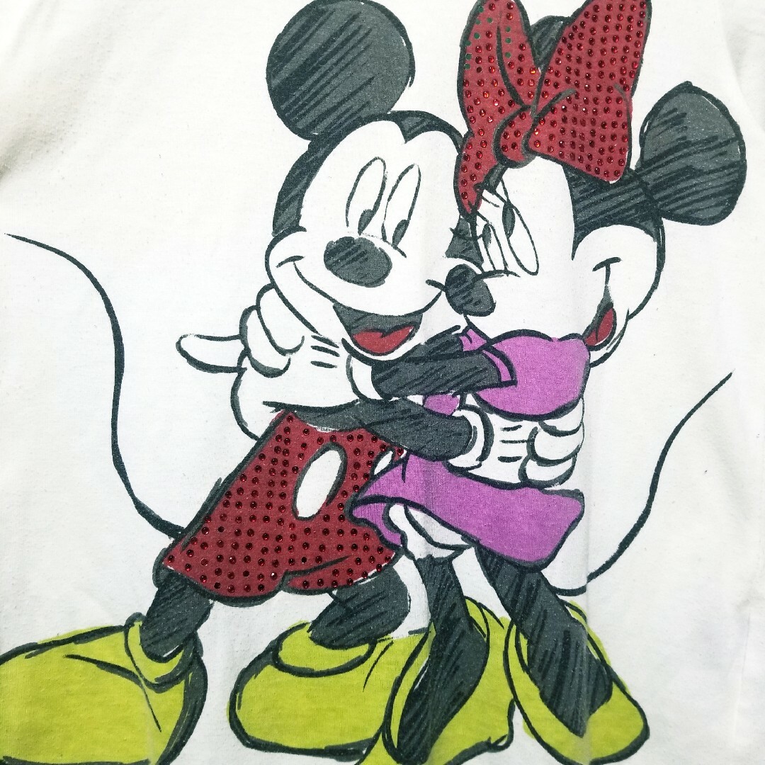 Disney(ディズニー)のミニーマウス　ミッキーマウス　古着　Tシャツ　Mickey Mouse レディースのトップス(Tシャツ(半袖/袖なし))の商品写真