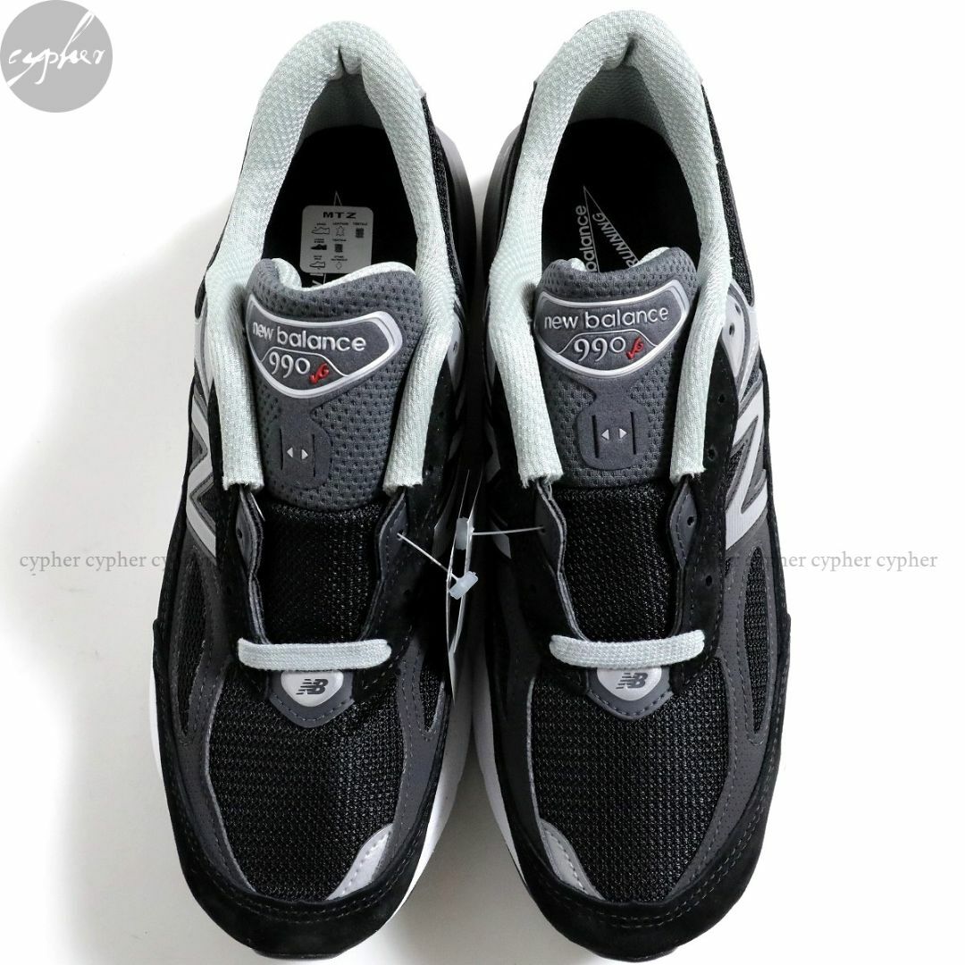 New Balance(ニューバランス)の28cm 新品 USA製 ニューバランス M990BK6 スニーカー 黒 メンズの靴/シューズ(スニーカー)の商品写真