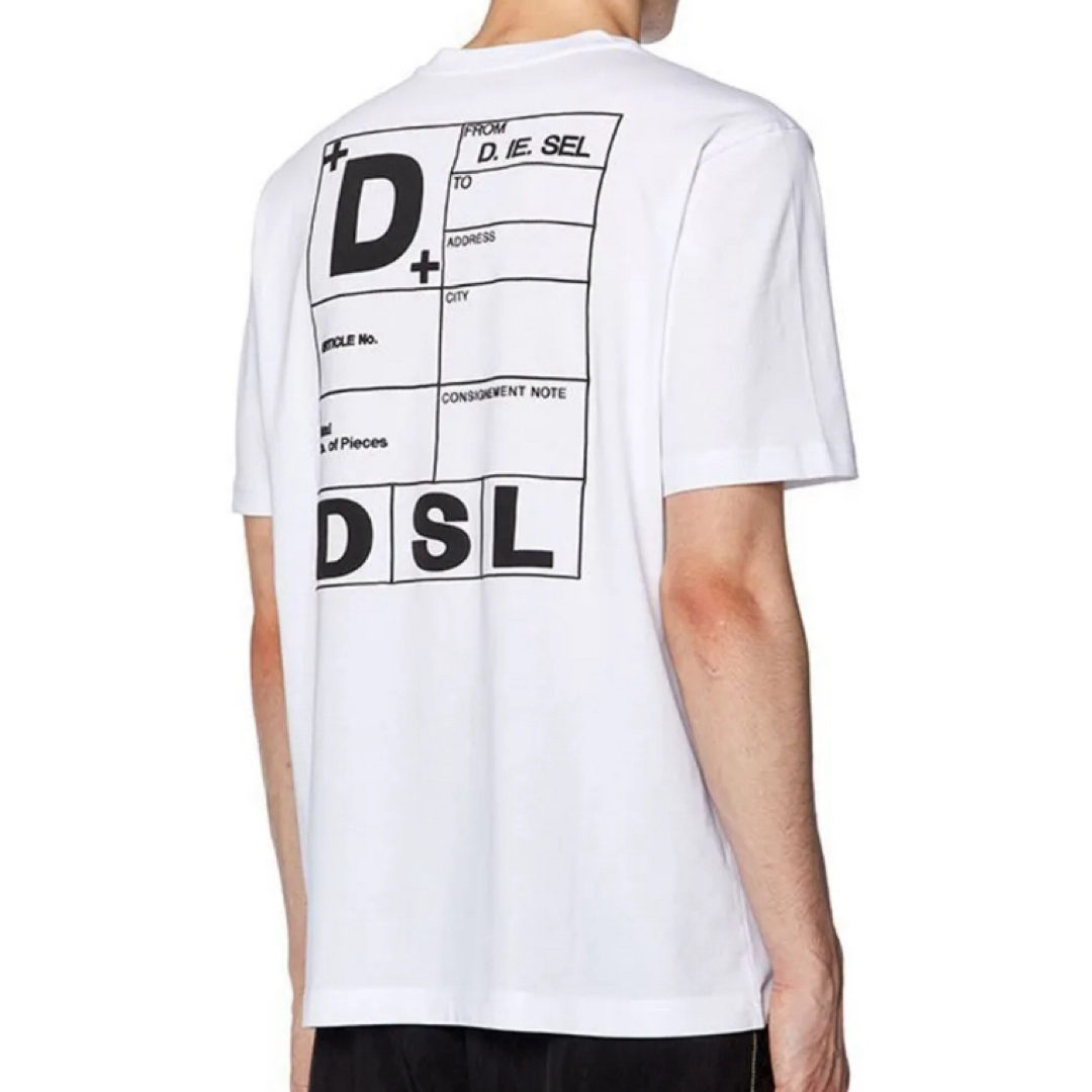 DIESEL(ディーゼル)の【新品】DIESEL ディーゼル／デザイン Tシャツ カットソー L メンズのトップス(Tシャツ/カットソー(半袖/袖なし))の商品写真