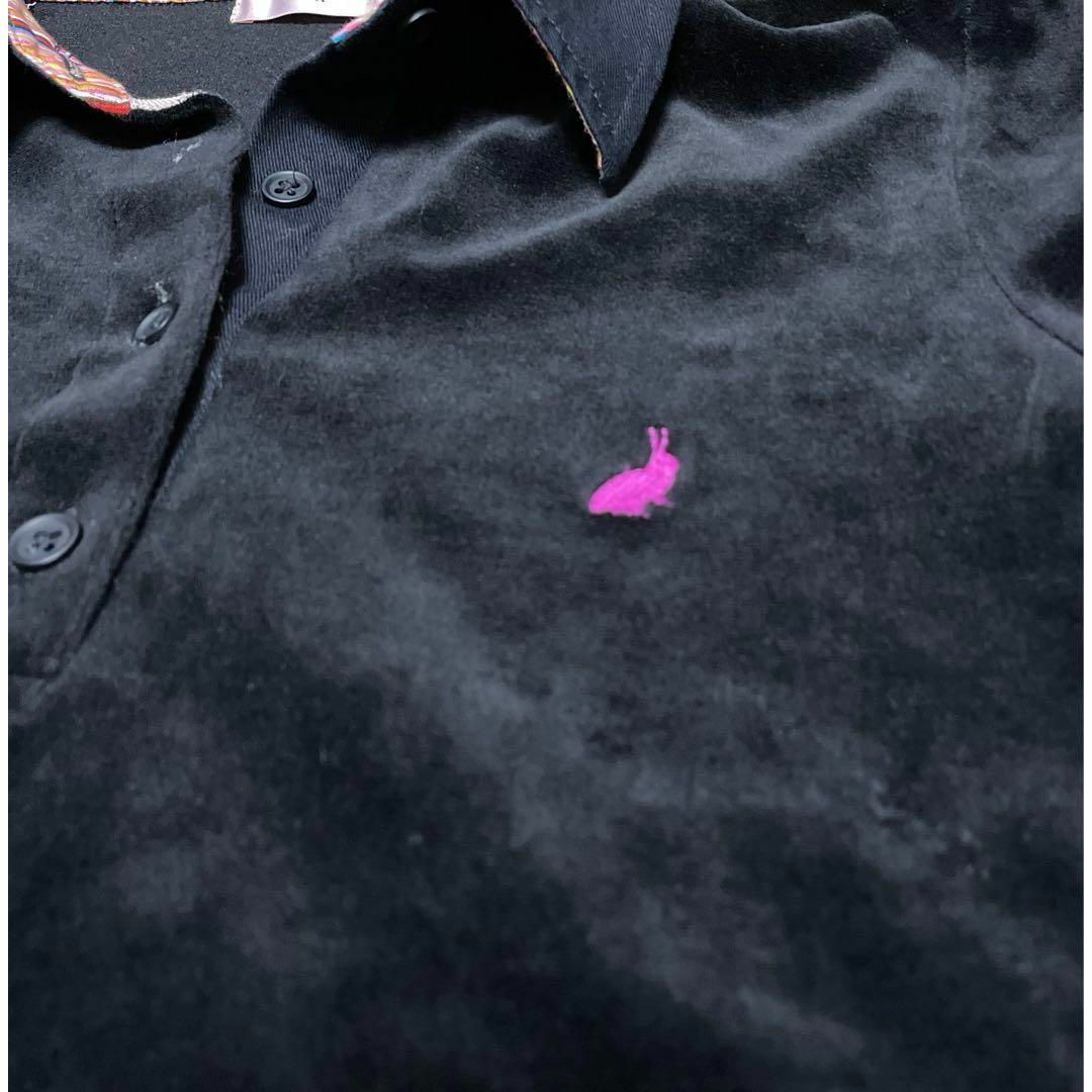 Paul Smith(ポールスミス)の美品 Paul Smith PINK ポールスミス ブラック M レディースのトップス(シャツ/ブラウス(長袖/七分))の商品写真