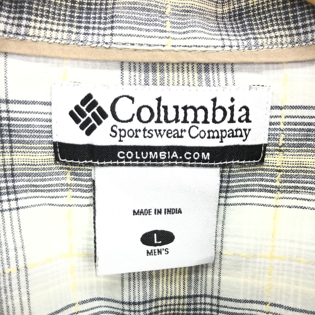 Columbia(コロンビア)の古着 コロンビア Columbia 半袖 チェックシャツ メンズL /eaa441049 メンズのトップス(シャツ)の商品写真