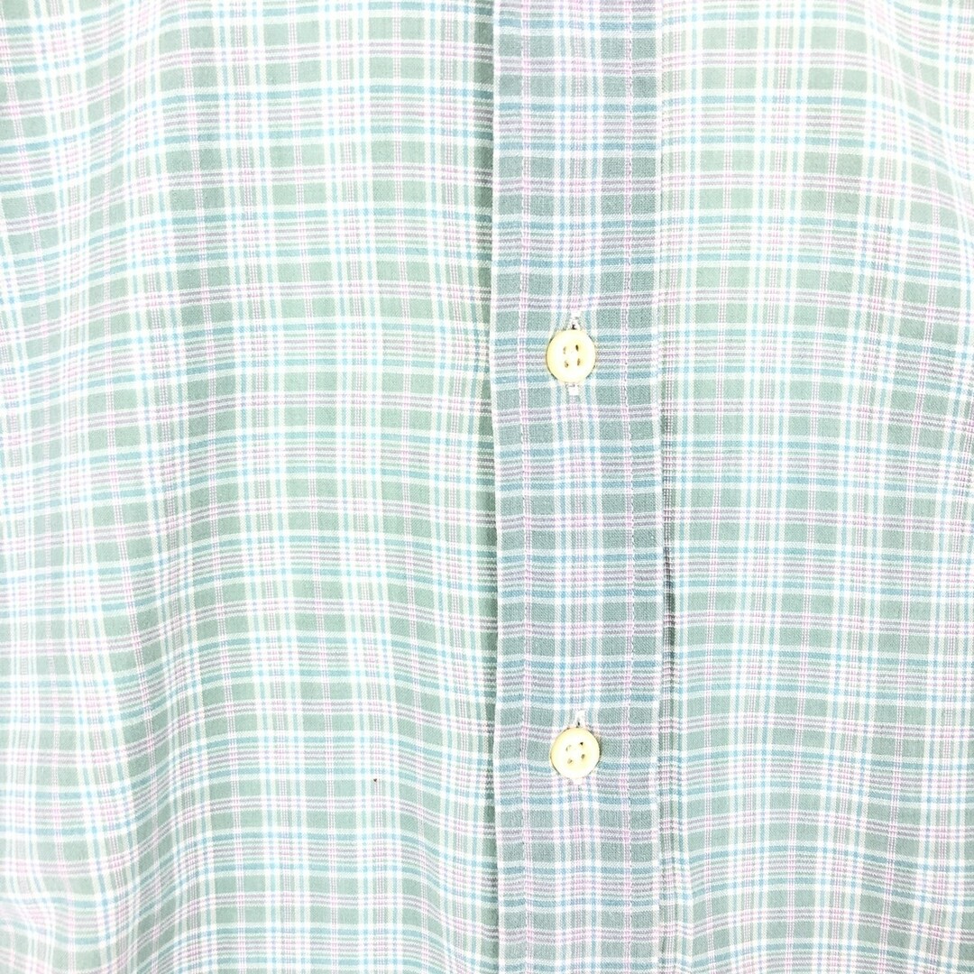 Ralph Lauren(ラルフローレン)の古着 ラルフローレン Ralph Lauren MONROE 半袖 ボタンダウン チェックシャツ メンズM /eaa441050 メンズのトップス(シャツ)の商品写真