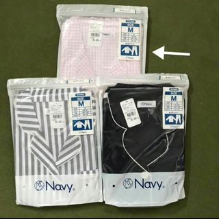 NAVY - 新品 パジャマ ルームウェア マックハウス ピンク 寝巻き 長袖