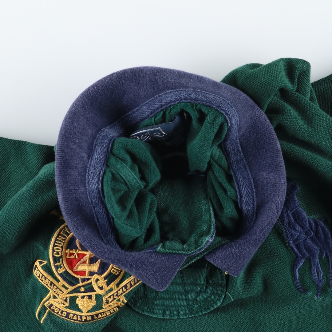 Ralph Lauren(ラルフローレン)の古着 ラルフローレン Ralph Lauren POLO by Ralph Lauren ビッグポニー 半袖 ラガーシャツ メンズXL /eaa444396 メンズのトップス(シャツ)の商品写真