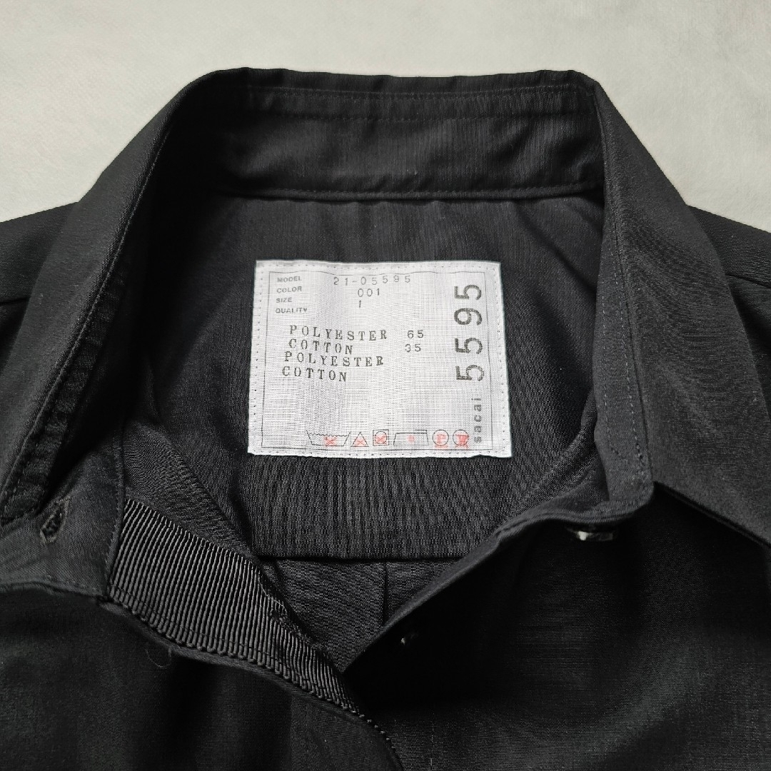 sacai(サカイ)の新品、未使用、SACAI レース ドッキング シャツ レディースのトップス(シャツ/ブラウス(半袖/袖なし))の商品写真