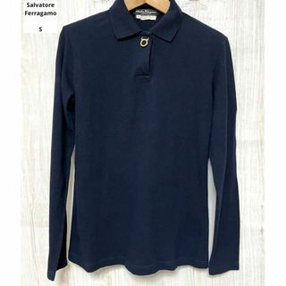 サルヴァトーレフェラガモ(Salvatore Ferragamo)のSalvatore Ferragamo サルヴァトーレフェラガモ ネイビー S(シャツ/ブラウス(長袖/七分))