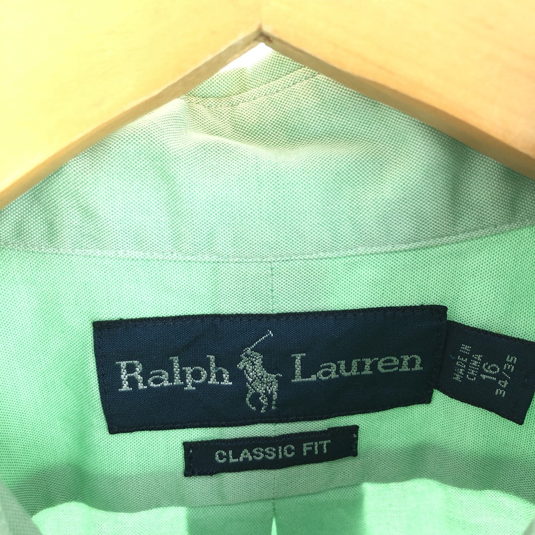 Ralph Lauren(ラルフローレン)の古着 ラルフローレン Ralph Lauren CLASSIC FIT 長袖 ボタンダウンシャツ メンズL /eaa446700 メンズのトップス(シャツ)の商品写真