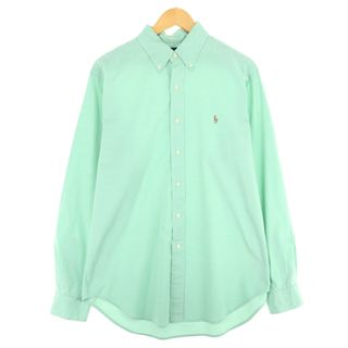 ラルフローレン(Ralph Lauren)の古着 ラルフローレン Ralph Lauren CLASSIC FIT 長袖 ボタンダウンシャツ メンズL /eaa446700(シャツ)