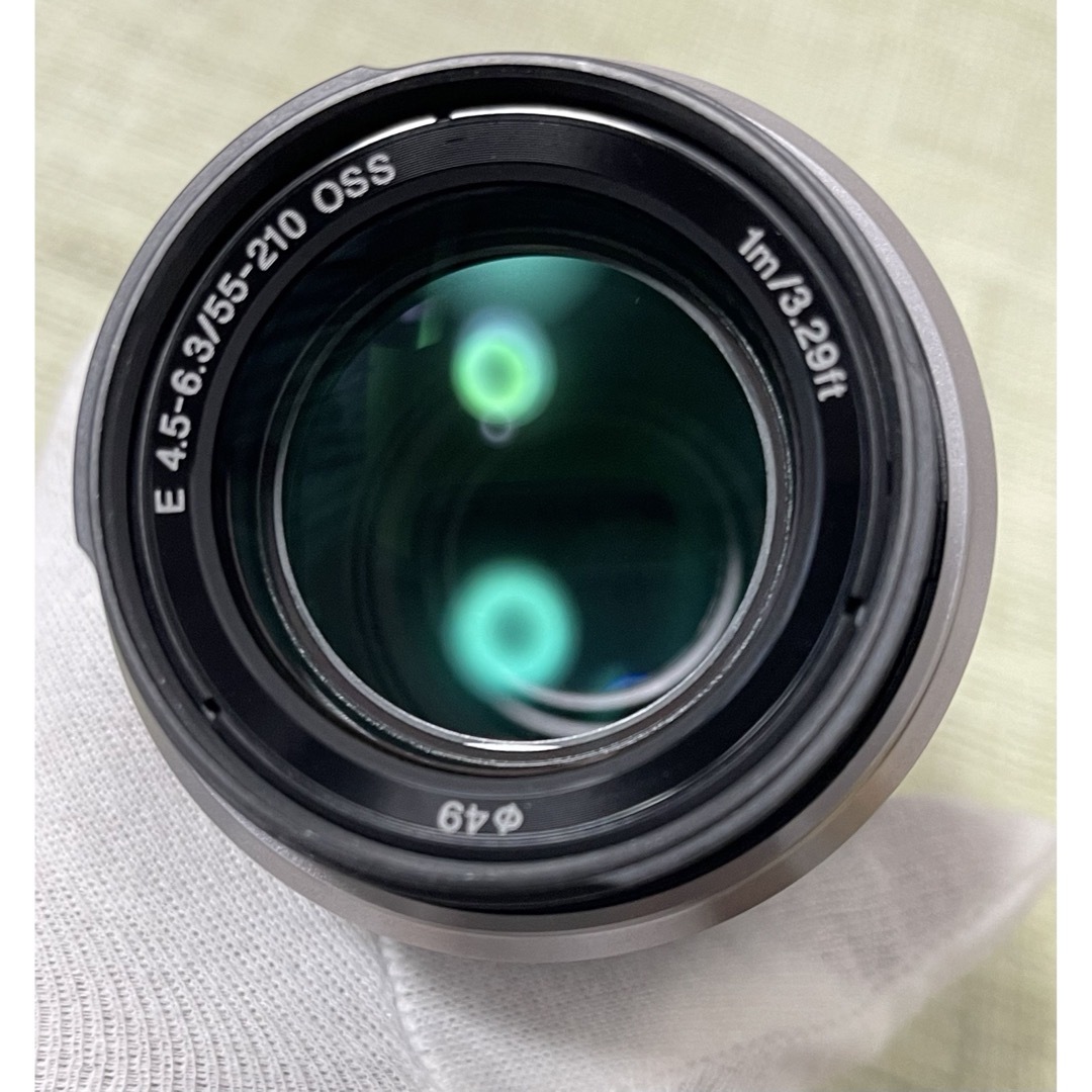 SONY(ソニー)のSONY望遠ズームレンズE55-210mm OSS [SEL55210S] スマホ/家電/カメラのカメラ(レンズ(ズーム))の商品写真