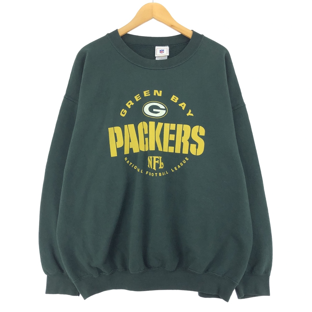 古着 NFL NFL GREEN BAY PACKERS グリーンベイパッカーズ プリントスウェットシャツ トレーナー メンズXL /eaa399991 メンズのトップス(スウェット)の商品写真