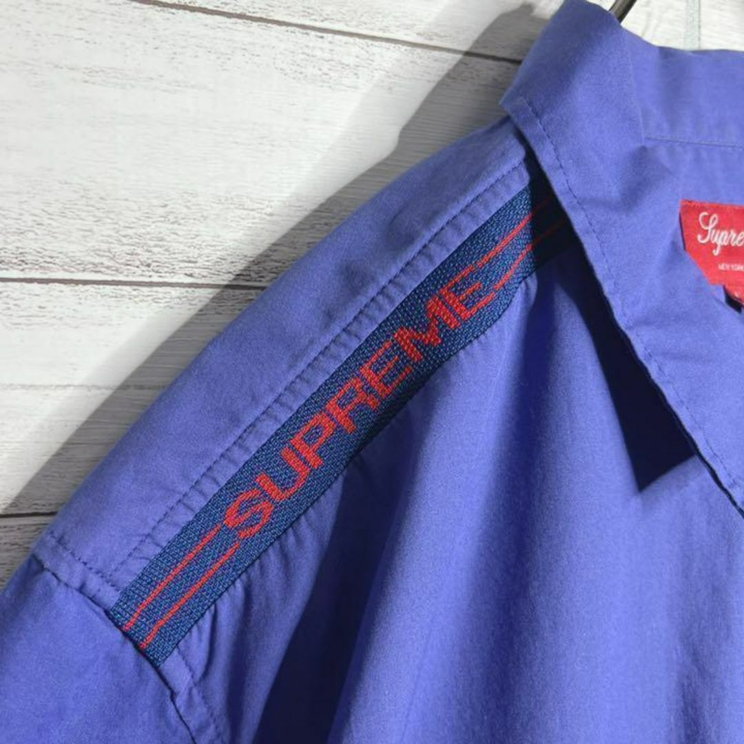 Supreme(シュプリーム)の【入手困難!!】シュプリーム ✈︎開襟シャツ サイドロゴ 半袖シャツ スリーブ メンズのトップス(Tシャツ/カットソー(半袖/袖なし))の商品写真