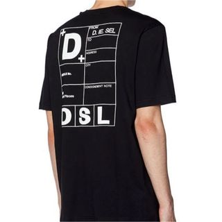 DIESEL - 【新品】DIESEL ディーゼル／デザイン Tシャツ カットソー L