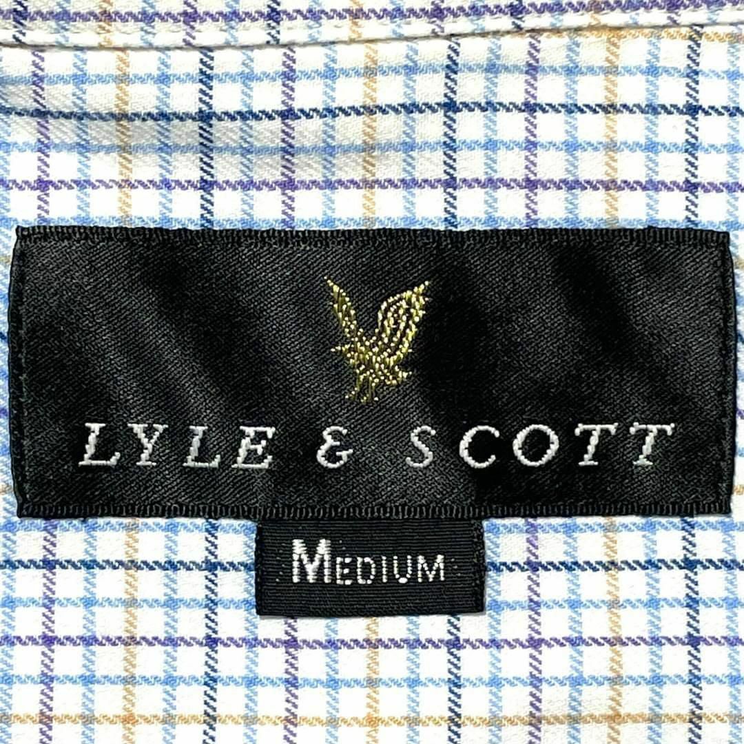 LYLE&SCOTT(ライルアンドスコット)の美品✨　LYLE & SCOTT ライルアンドスコット　シャツ　メンズ メンズのトップス(Tシャツ/カットソー(七分/長袖))の商品写真