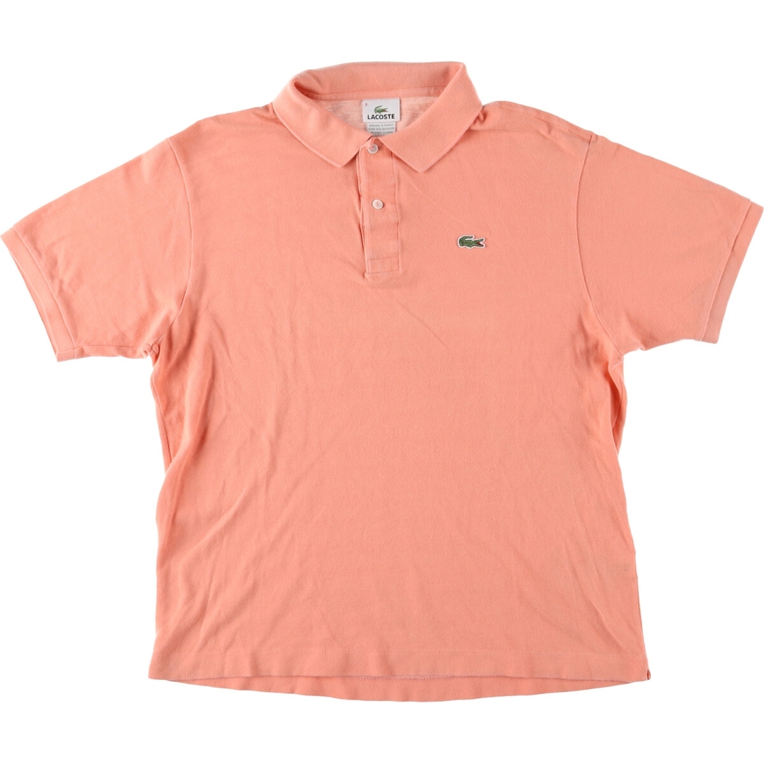 LACOSTE(ラコステ)の古着 ラコステ LACOSTE フランス企画 半袖 ポロシャツ 6 メンズL /eaa444826 メンズのトップス(ポロシャツ)の商品写真