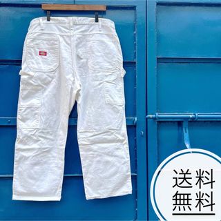 ディッキーズ(Dickies)の【送料無料❗️レアUS企画‼️】ディッキーズ 白 ペインター パンツ 38インチ(ワークパンツ/カーゴパンツ)