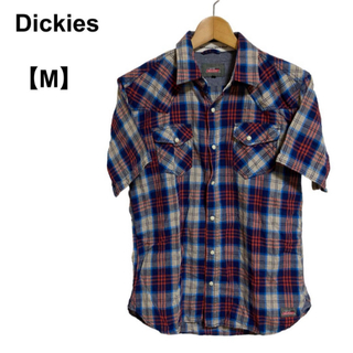 ディッキーズ(Dickies)の【古着】メンズ Dickies 半袖シャツ チェックシャツ ストリー(シャツ)