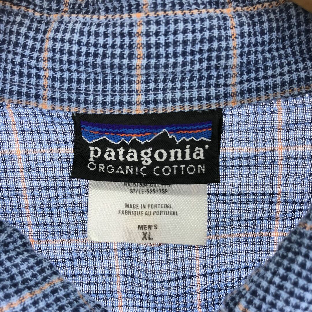 patagonia(パタゴニア)の古着 パタゴニア Patagonia 52917SP 半袖 チェックシャツ メンズXL /eaa445477 メンズのトップス(シャツ)の商品写真