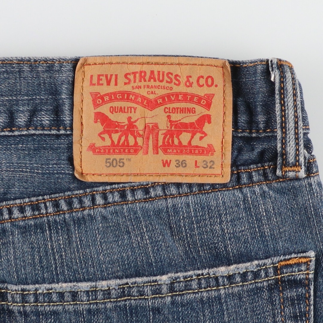 Levi's(リーバイス)の古着 リーバイス Levi's 505 テーパードデニムパンツ メンズw37 /eaa446124 メンズのパンツ(デニム/ジーンズ)の商品写真
