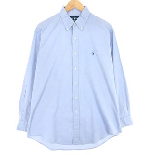 ラルフローレン(Ralph Lauren)の古着 ラルフローレン Ralph Lauren CLASSIC FIT 長袖 ボタンダウンシャツ メンズL /eaa446705(シャツ)