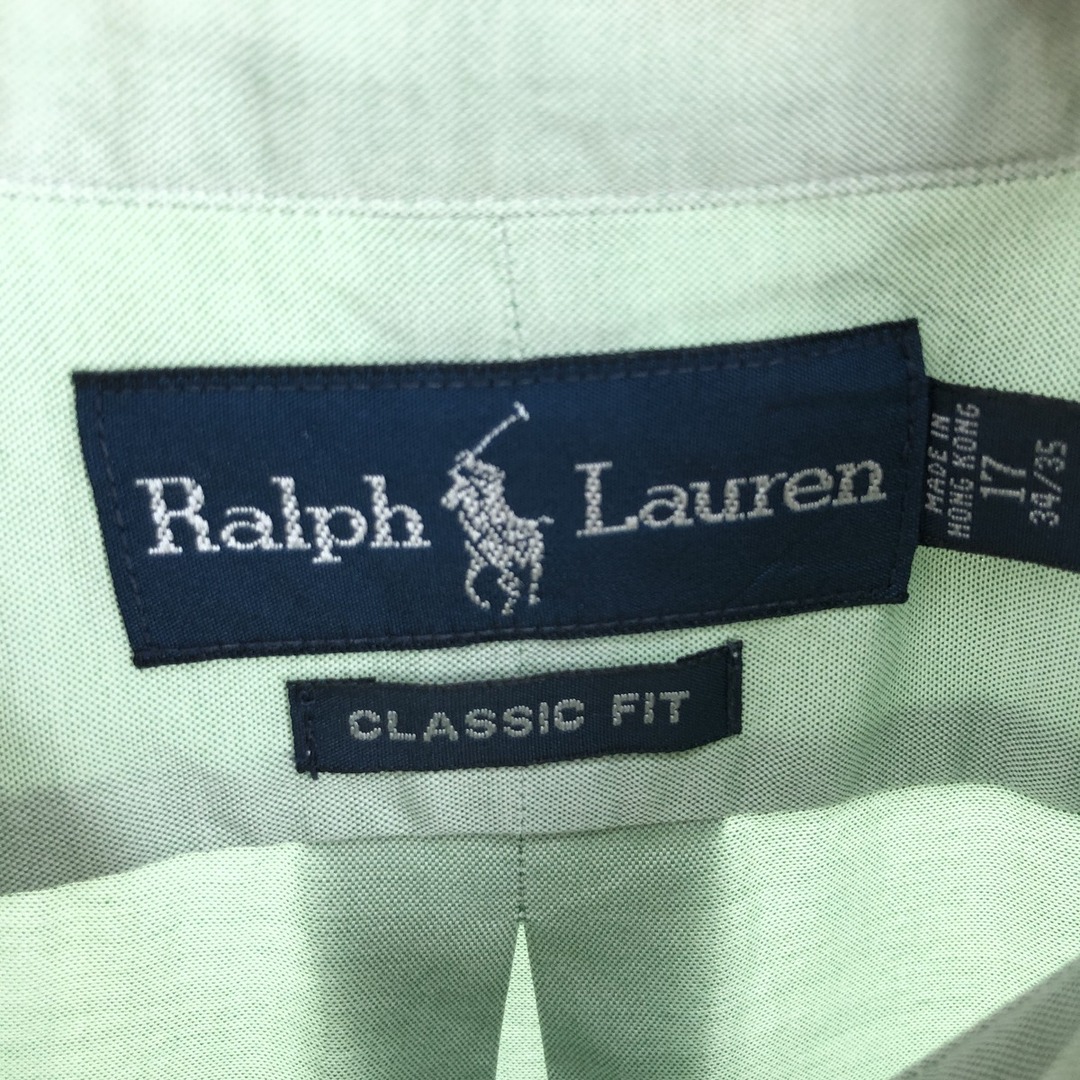 Ralph Lauren(ラルフローレン)の古着 ラルフローレン Ralph Lauren CLASSIC FIT 長袖 ボタンダウンシャツ メンズXL /eaa446706 メンズのトップス(シャツ)の商品写真