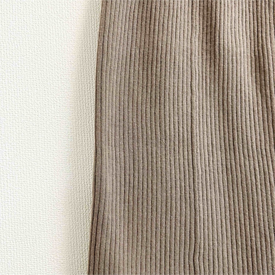 Noble(ノーブル)のh425_NOBLE MINAニットマーメイドスカート 38 ブラウン ノーブル レディースのスカート(ロングスカート)の商品写真