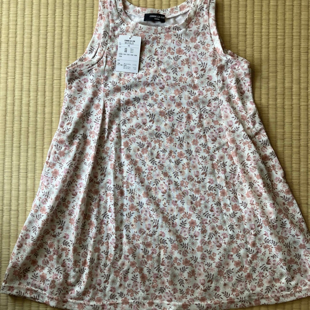 COMME CA ISM(コムサイズム)のコムサイズム　花柄ノースリーブワンピース キッズ/ベビー/マタニティのキッズ服女の子用(90cm~)(ワンピース)の商品写真