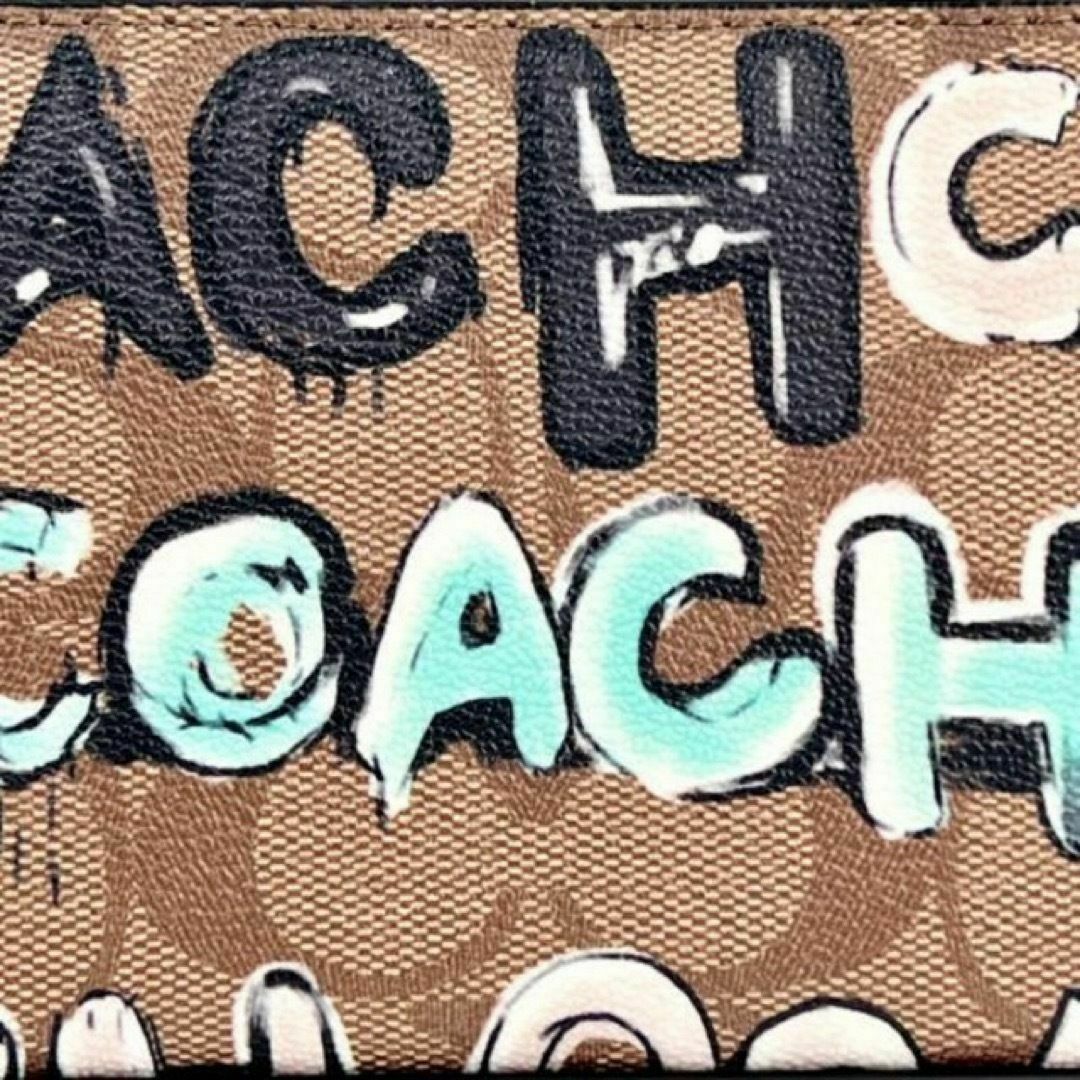 COACH(コーチ)のCOACH×MINT & SERF コラボ 長財布 シグネチャー グラフィティ レディースのファッション小物(財布)の商品写真