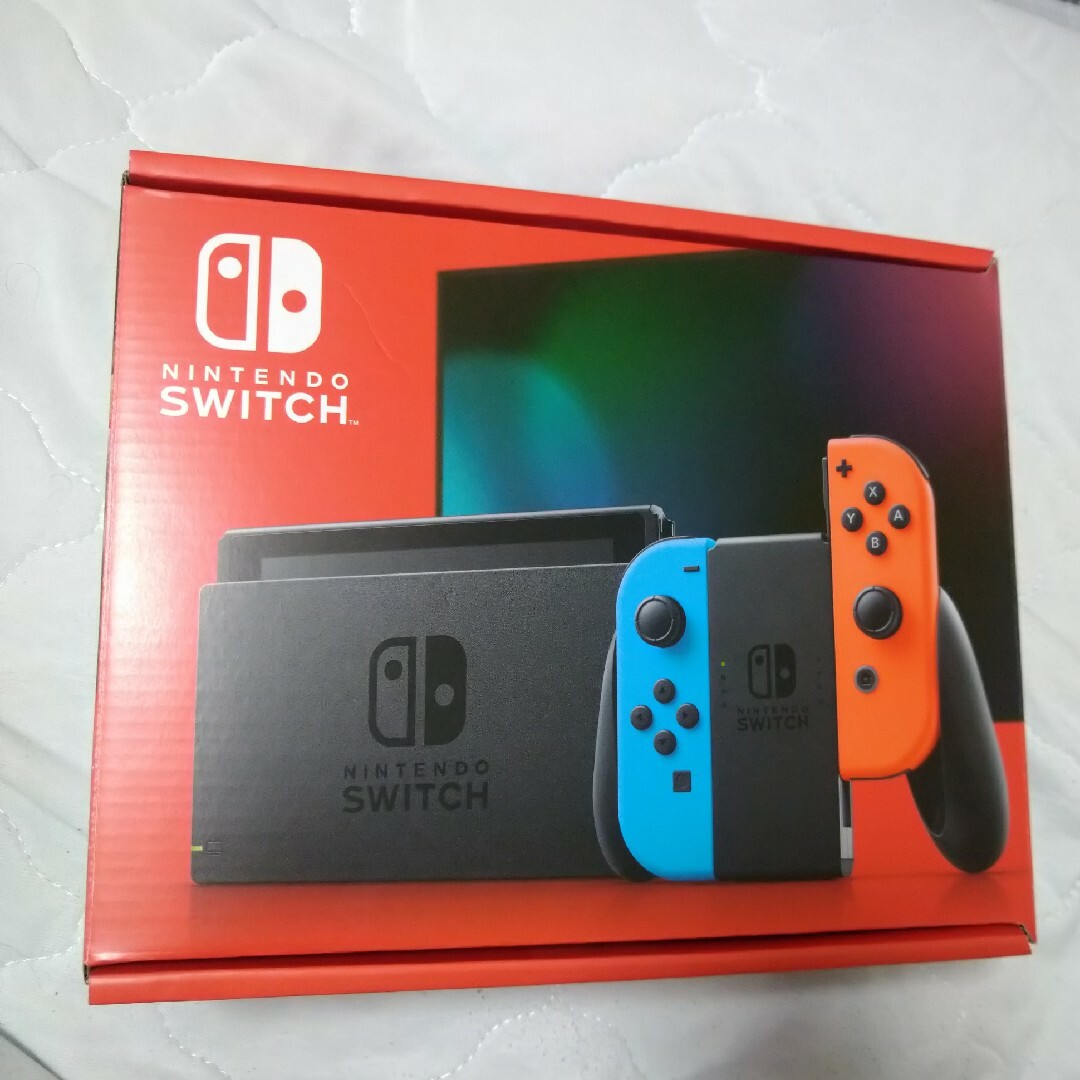 Nintendo Switch(ニンテンドースイッチ)のスイッチ本体ネオンカラー★(中古超美品)★匿名無料発送★ エンタメ/ホビーのゲームソフト/ゲーム機本体(家庭用ゲーム機本体)の商品写真