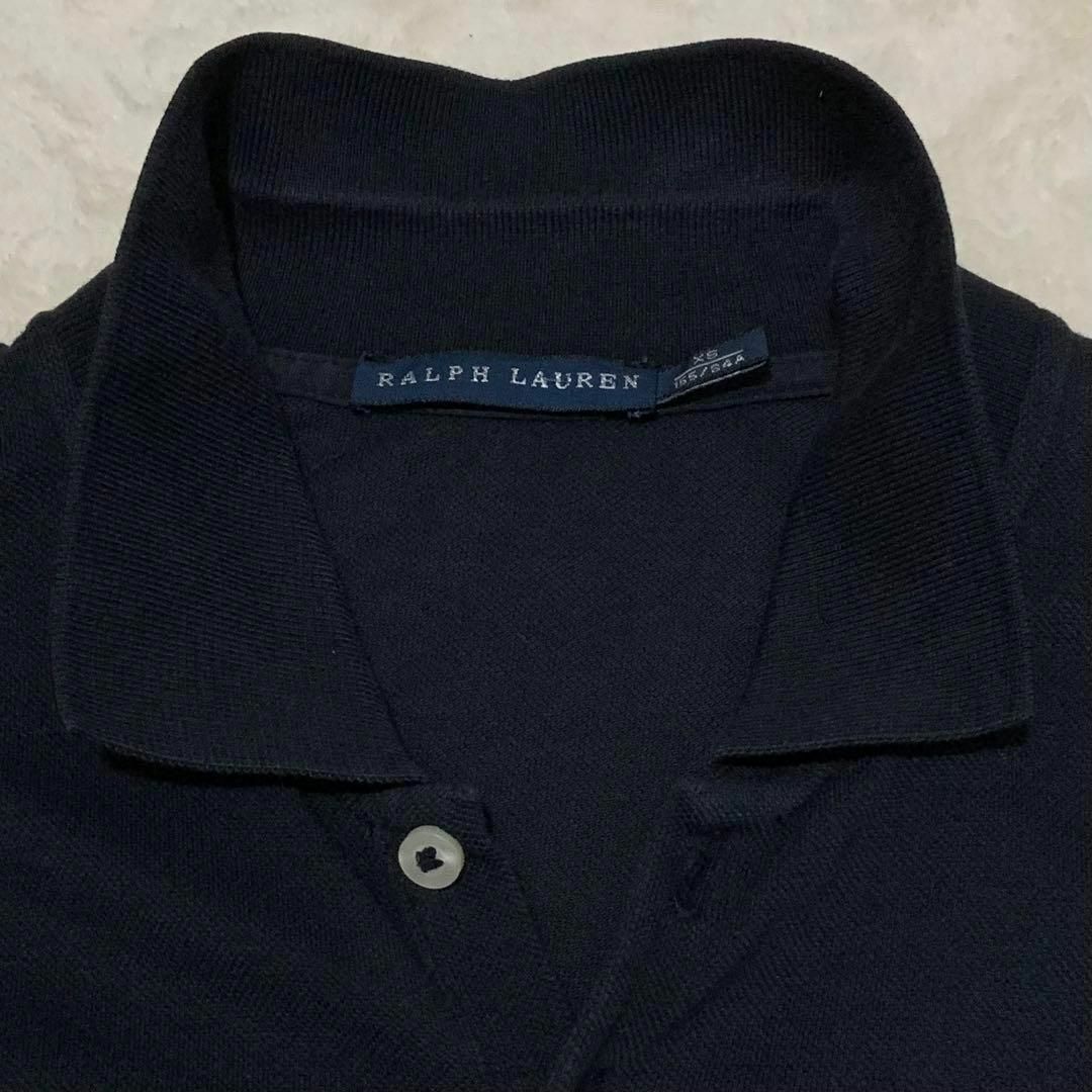 Ralph Lauren(ラルフローレン)のラルフローレン ポロシャツワンピース XS マーメイドライン ブラック 黒 半袖 レディースのワンピース(ロングワンピース/マキシワンピース)の商品写真