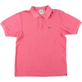 ラコステ(LACOSTE)の古着 ラコステ LACOSTE フランス企画 半袖 ポロシャツ 5 メンズM /eaa444830(ポロシャツ)