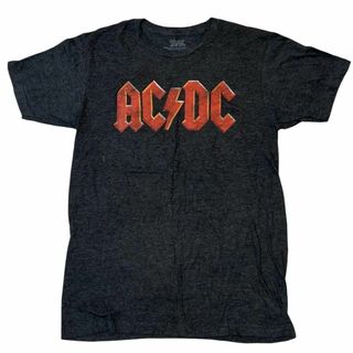 ミュージックティー(MUSIC TEE)のAC/DC バンド半袖Tシャツ ロックバンド ロックT バンT グレーa92(Tシャツ/カットソー(半袖/袖なし))