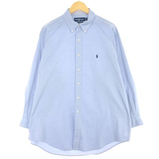 ラルフローレン(Ralph Lauren)の古着 ラルフローレン Ralph Lauren YARMOUTH 長袖 ボタンダウンシャツ メンズXL /eaa446708(シャツ)