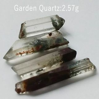 2.57g  チョコレートと抹茶の水晶  4本組(その他)