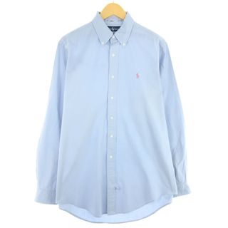 ラルフローレン(Ralph Lauren)の古着 ラルフローレン Ralph Lauren 長袖 ボタンダウンシャツ メンズL /eaa446716(シャツ)