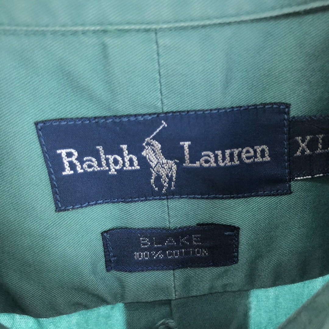 Ralph Lauren(ラルフローレン)の古着 ラルフローレン Ralph Lauren BLAKE 長袖 ボタンダウンシャツ メンズXL /eaa446719 メンズのトップス(シャツ)の商品写真