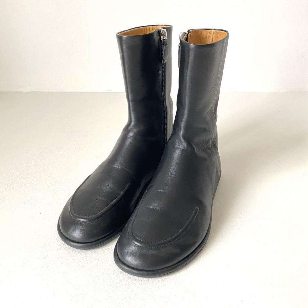 THE ROW(ザロウ)の【美品】the row canal boot カナルブーツ　36ハーフ　黒 レディースの靴/シューズ(ブーツ)の商品写真