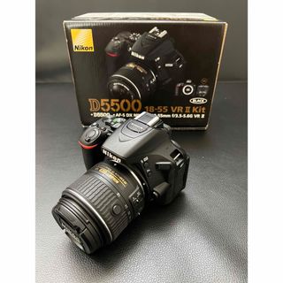 ニコン(Nikon)の【美品❗️早い物勝ち】Nikon デジタル一眼レフカメラ D5500レンズキット(ミラーレス一眼)