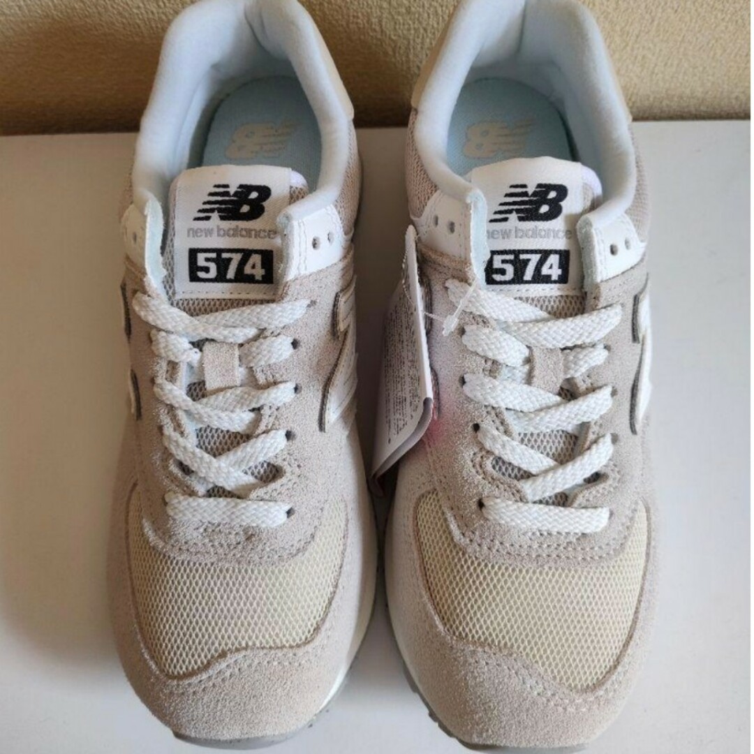 New Balance(ニューバランス)の【新品】ニューバランス U574FOG オフホワイト 27cm メンズの靴/シューズ(スニーカー)の商品写真