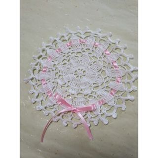 ドイリー♡レース編み♡ミニボトルカバー♡ハンドメイド(雑貨)