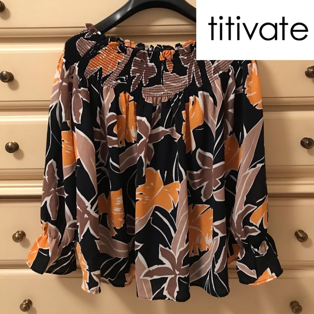 titivate(ティティベイト)のtitivate（ティティベイト)ブラウス レディースのトップス(シャツ/ブラウス(長袖/七分))の商品写真