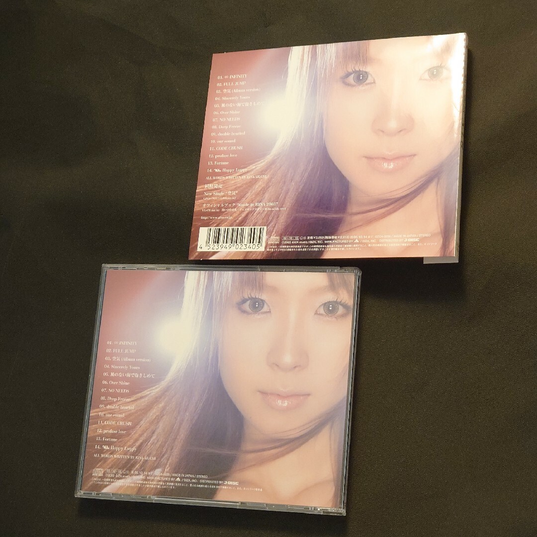 A．I．R 愛内里菜 中古 CD 発売時パッケージ エンタメ/ホビーのCD(ポップス/ロック(邦楽))の商品写真