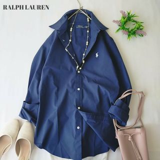 ラルフローレン(Ralph Lauren)のポロラルフローレン　☆新品未使用　ネイビー　長袖シャツ　コットン(シャツ/ブラウス(長袖/七分))