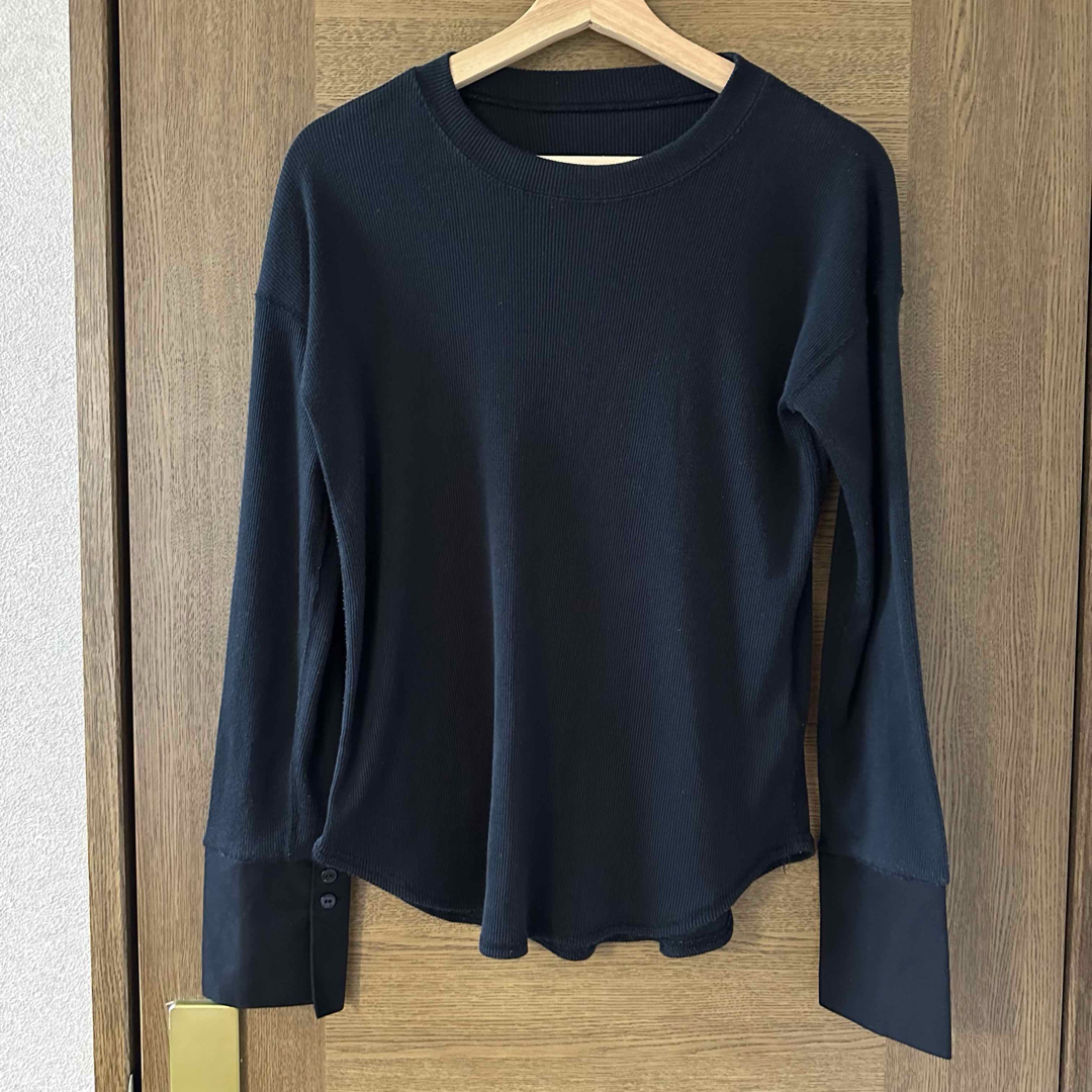 Ameri VINTAGE(アメリヴィンテージ)の【AMERI VINTAGE】 FLAT SEAMER TELECO TOP レディースのトップス(カットソー(長袖/七分))の商品写真