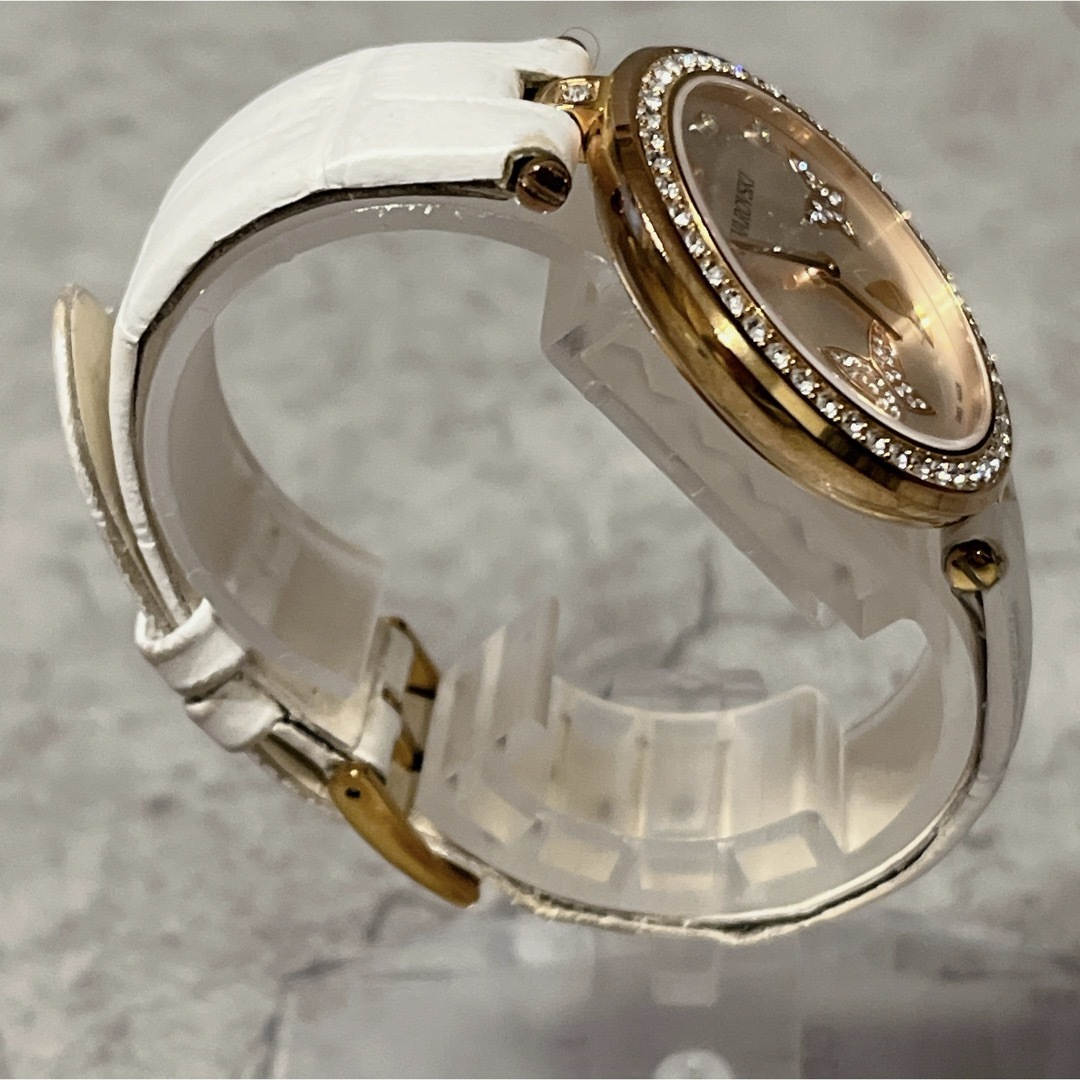 SWAROVSKI(スワロフスキー)の希少 美品 SWAROVSKI ドレッシー レディバタフライ 腕時計 レディースのファッション小物(腕時計)の商品写真
