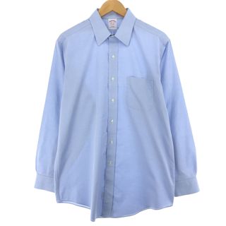 ブルックスブラザース(Brooks Brothers)の古着 ブルックスブラザーズ Brooks Brothers Est.1818 長袖 コットンシャツ メンズL /eaa441250(シャツ)